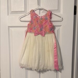 American Princess Pink and Cream Formal Dress